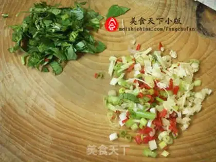 Make Nine-storey tower fried the melon step 1