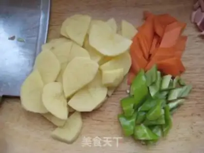 Make A red-shot potato chip step 2
