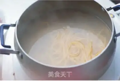 Make Bacon shrimp pasta step 6