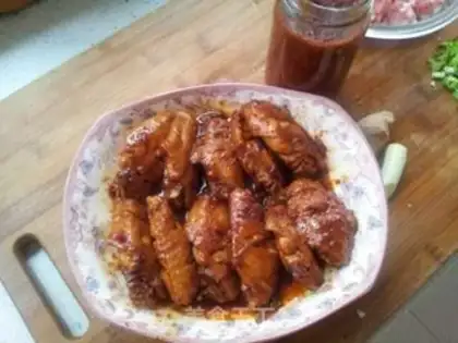 Make Garlic chicken wings step 6