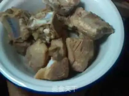 Make Peach juice ribs step 2