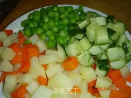 Make 3D peas step 1