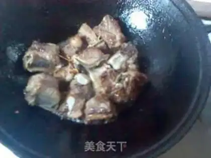 Make Peach juice ribs step 5