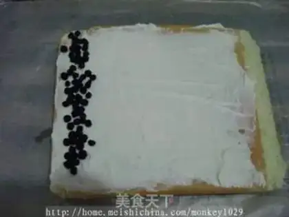 Make Blueberry roll step 13