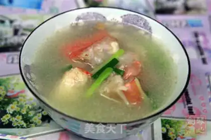Make Redfish head soup step 7