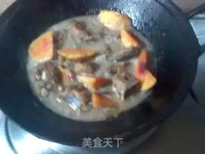 Make Peach juice ribs step 7