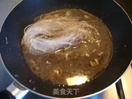 Make Gold soup fan scallop step 6
