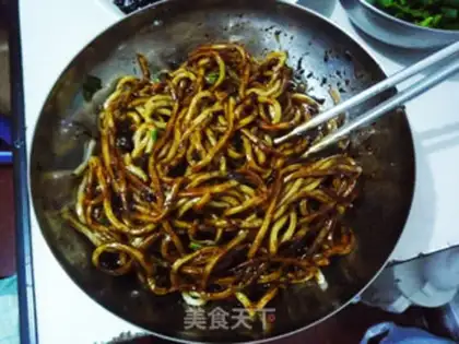 Make Korean noodles step 9