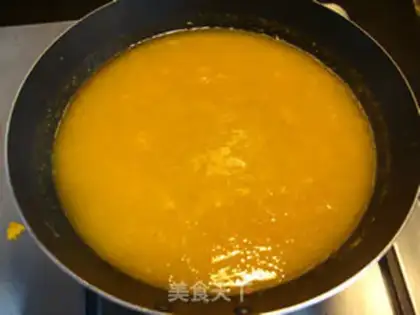 Make Gold soup fan scallop step 10