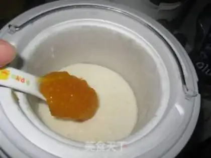 Make Mango cranberry ice cream step 3