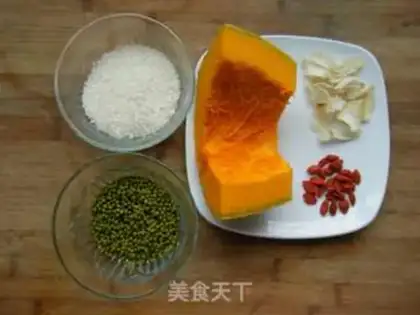 Make The green bean congee of the lilies step 0