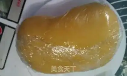 Make Orange Lotus mooncake step 1