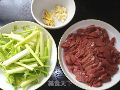 Make The celery makes flowers step 2