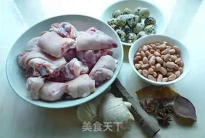 Make Peanut stew pig feet step 0