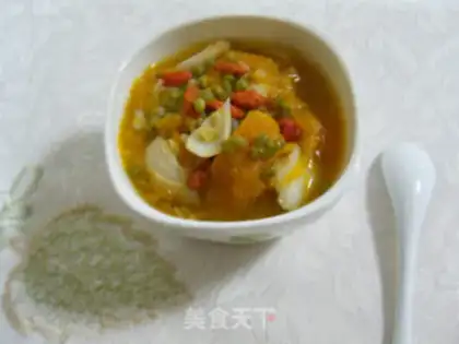 Make The green bean congee of the lilies step 7