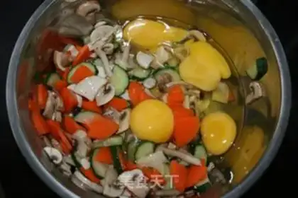 Make Fungus and eggs step 3