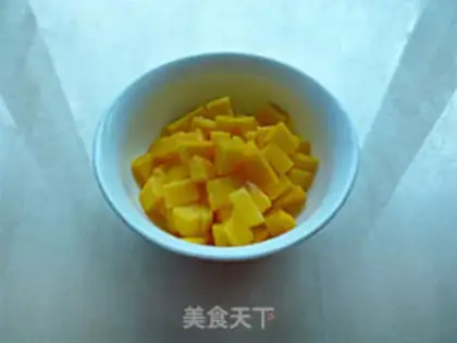 Make Coconut mango congee step 4