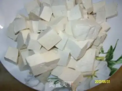 Make Spicy tofu step 2