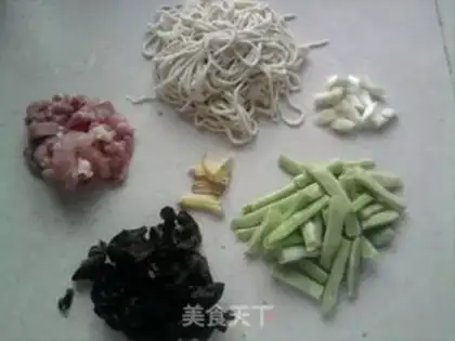 Make Bean noodles step 0