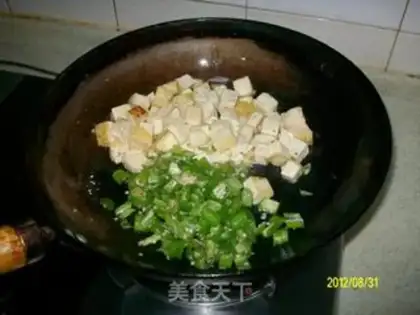 Make Spicy tofu step 4