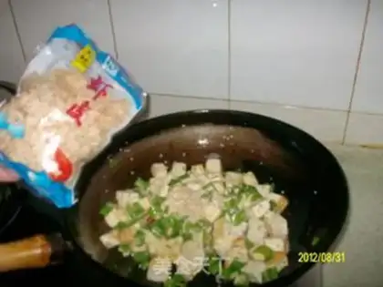 Make Spicy tofu step 5