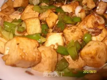 Make Spicy tofu step 6