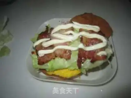 Make Chinese burgers step 7