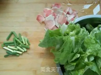 Make Clear the cabbage step 1