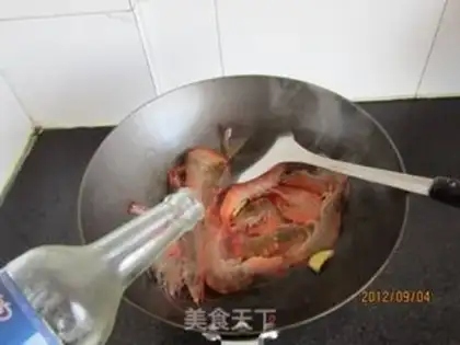 Make Red fever to shrimp step 3