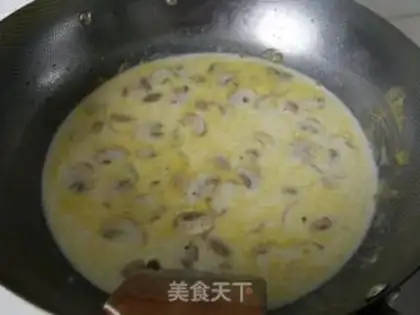 Make Milky mushroom pasta step 5