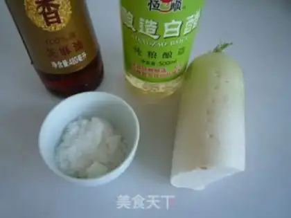 Make Sugar radish step 0