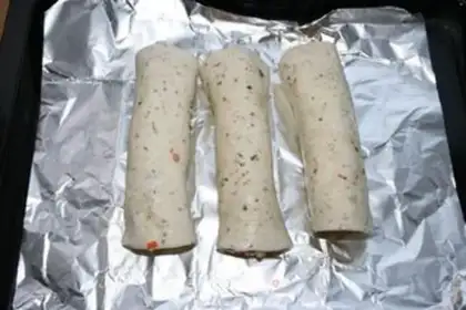 Make Fried rice rolls step 6