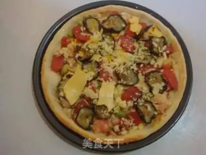 Make Cheese shrimp pizza step 6