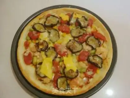 Make Cheese shrimp pizza step 7