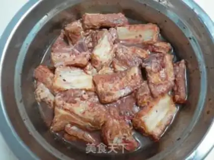 Make Fried sugar curd ribs step 0