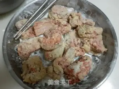 Make Fried sugar curd ribs step 1