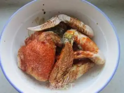 Make Spicy fried chicken wings step 3
