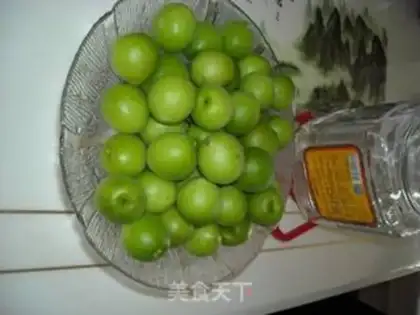 Make Green plum wine step 3