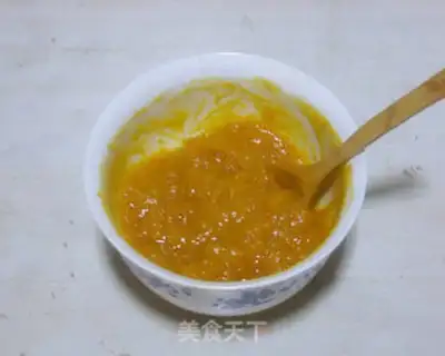 Make Pumpkin almond cake step 1