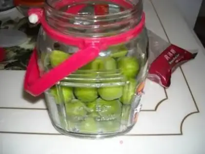 Make Green plum wine step 5