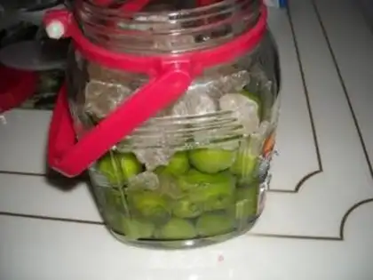 Make Green plum wine step 6