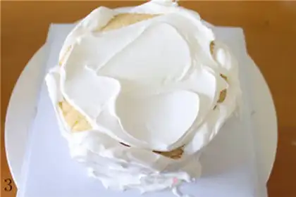 Make Fresh rose birthday cake step 2
