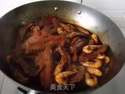 Make A duck-floping shrimp step 7