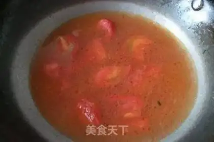 Make Tomatoe egg soup step 5