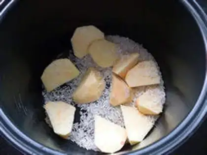 Make Potato rice step 2