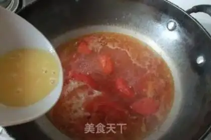 Make Tomatoe egg soup step 6