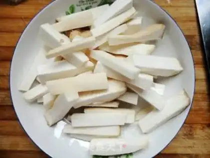 Make Red apricot mushroom step 1