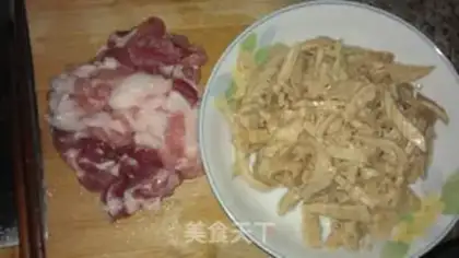 Make Dry the fried meat step 0