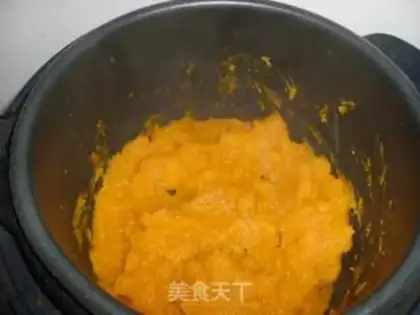 Make Coconut pumpkin rice step 4