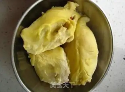Make The durian pie step 8